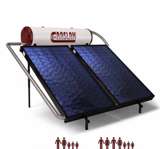 Eraslan 300 Liters Pressurized Flat Plate indirect Solar Water Heater