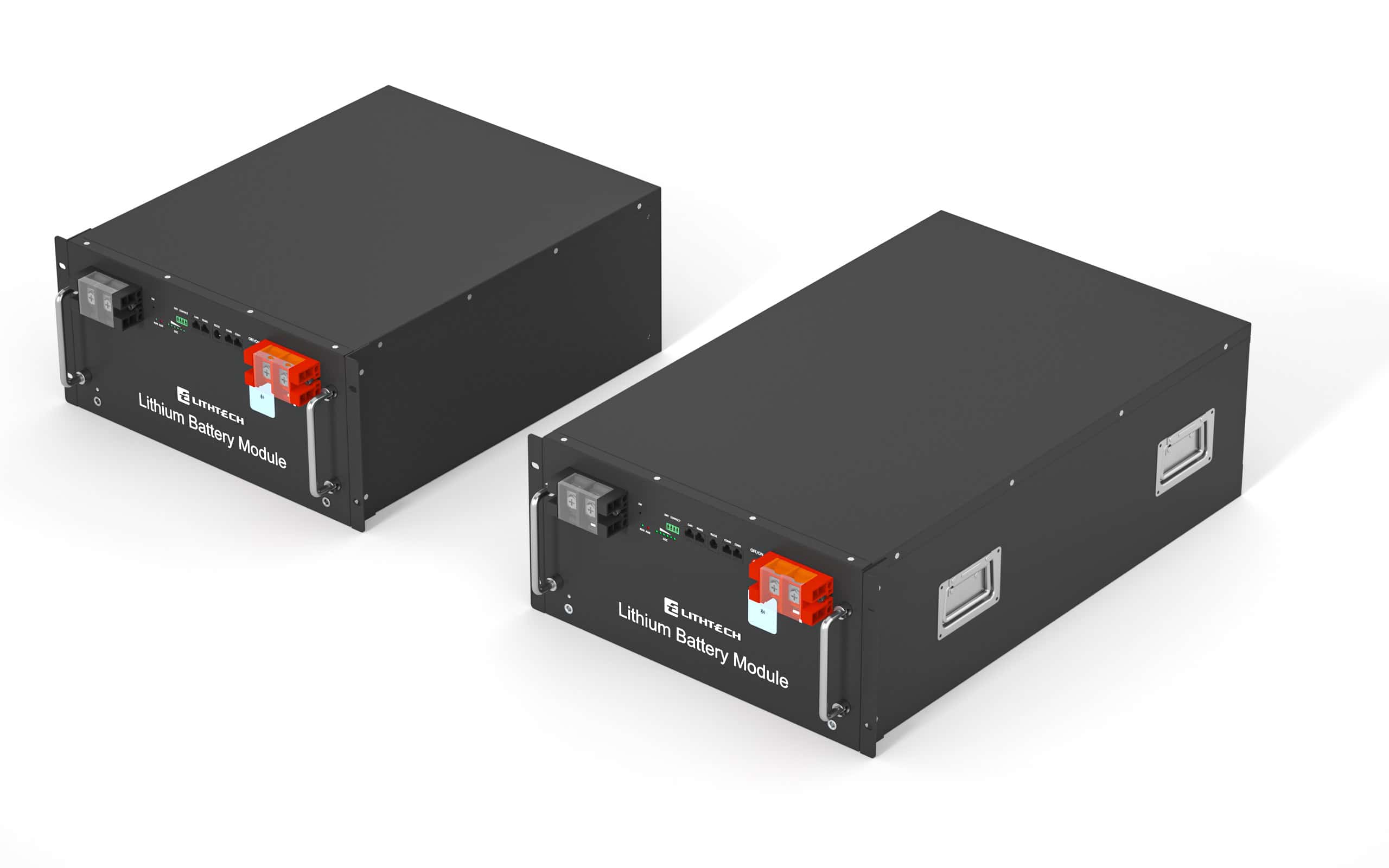 LITHTECH 5KWH Rack Mount 51.2V 100Ah LiFePO₄ Cabinet Battery Pack – High-Capacity, Fast-Charging Energy Storage Solution for Solar & Off-Grid Systems - Image 4