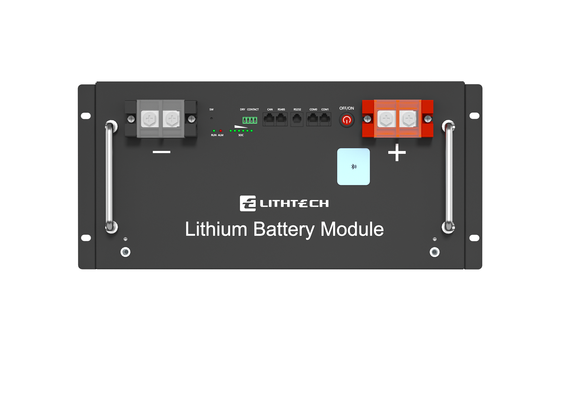 LITHTECH 5KWH Rack Mount 51.2V 100Ah LiFePO₄ Cabinet Battery Pack – High-Capacity, Fast-Charging Energy Storage Solution for Solar & Off-Grid Systems - Image 5