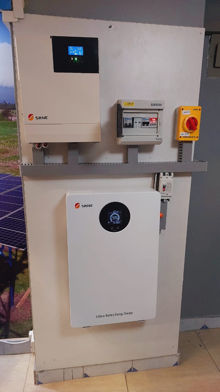 SRNE EOS05B 5KW 48V lithium ion battery storage system with display - Image 3