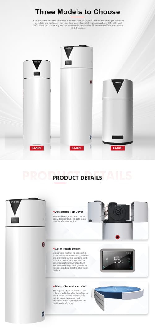 300 litres air source solar heat pump - Image 2