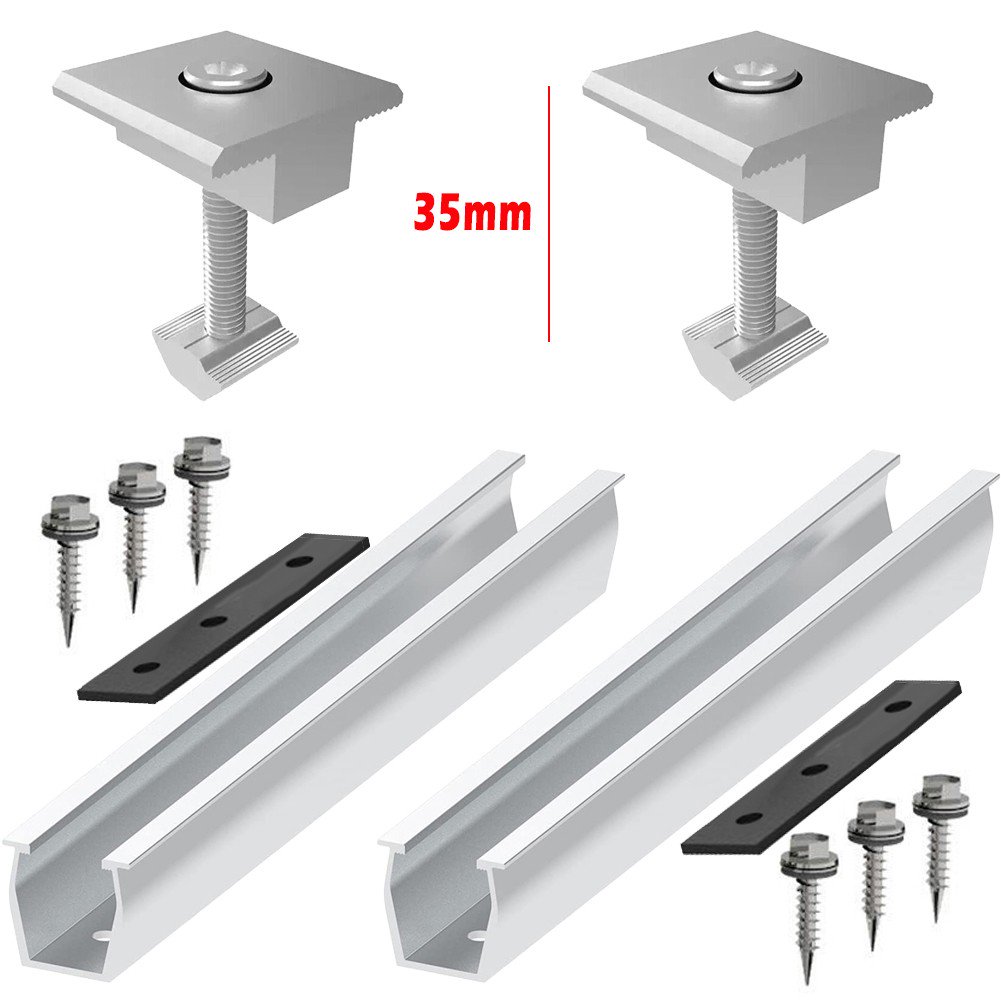 Aluminium short rails-mini rails for solar mounting - Image 4