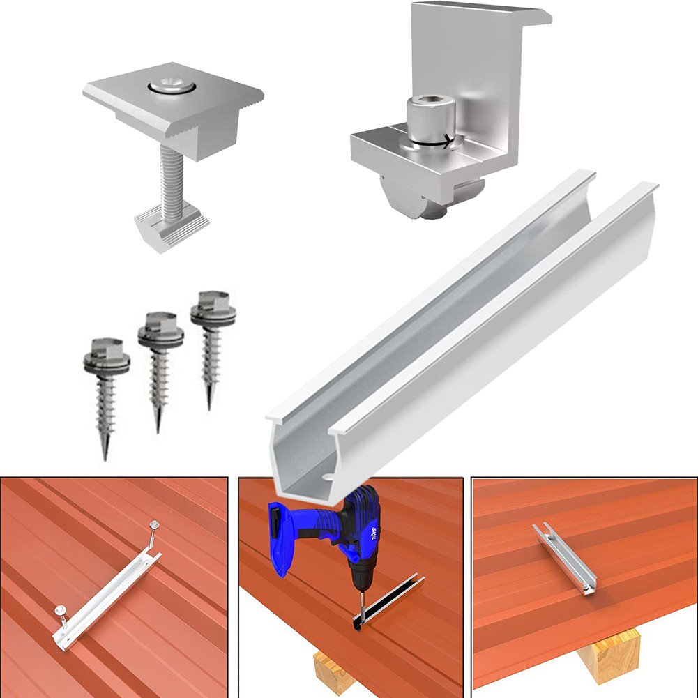 Aluminium short rails-mini rails for solar mounting - Image 2