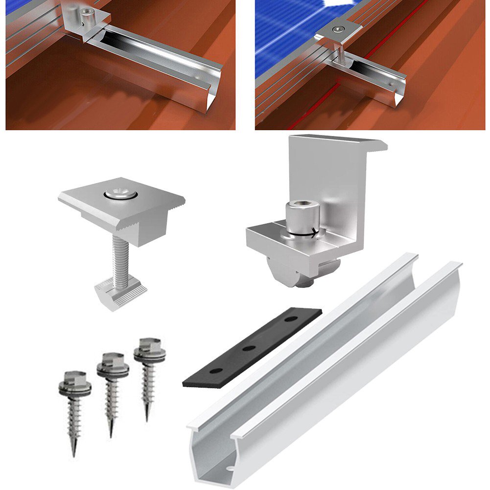 Aluminium short rails-mini rails for solar mounting